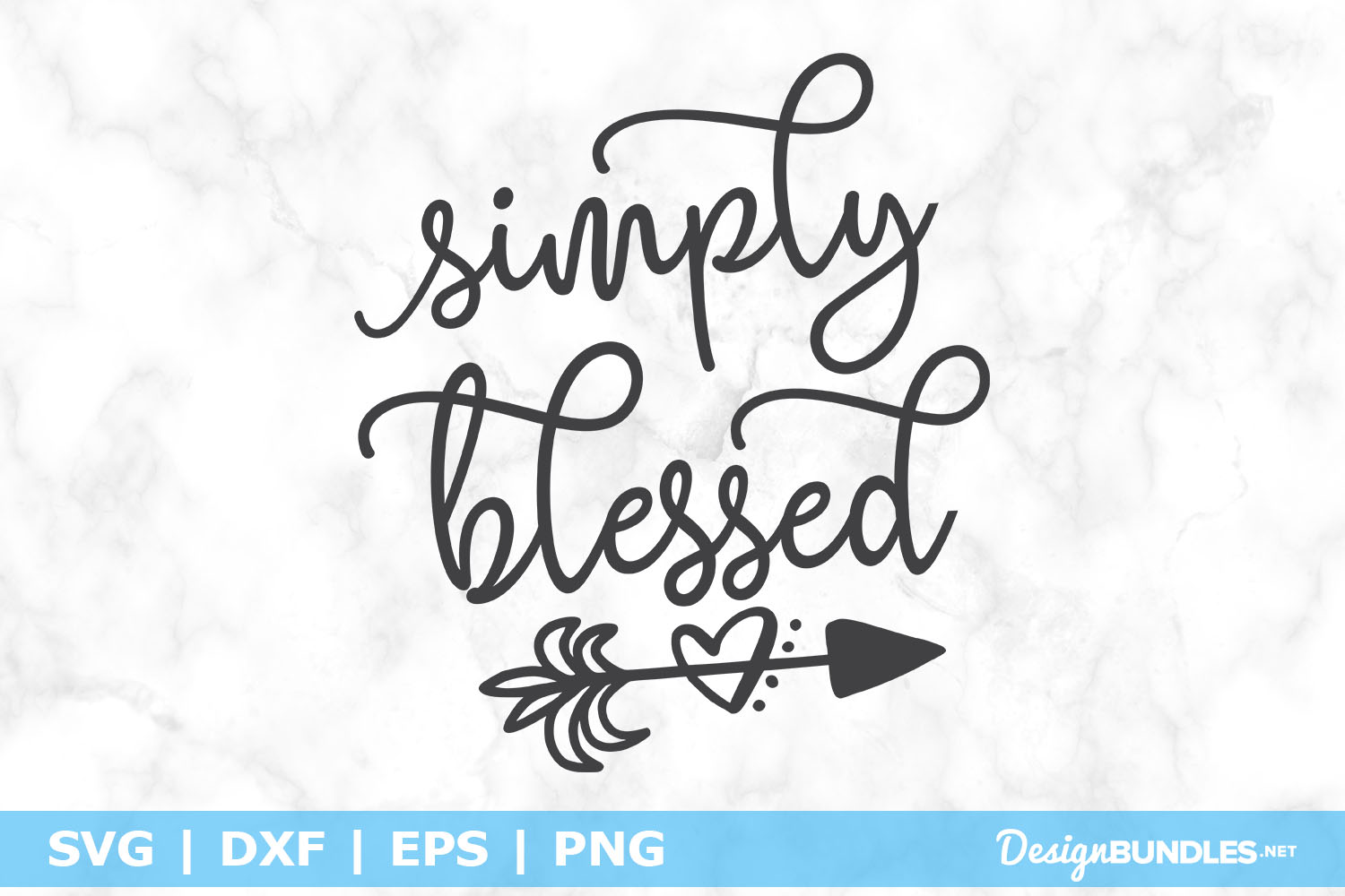 Download Simply blessed SVG File