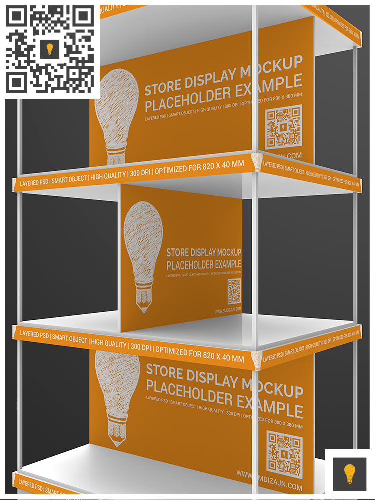 Download Store Display Mockup (38531) | Signage | Design Bundles