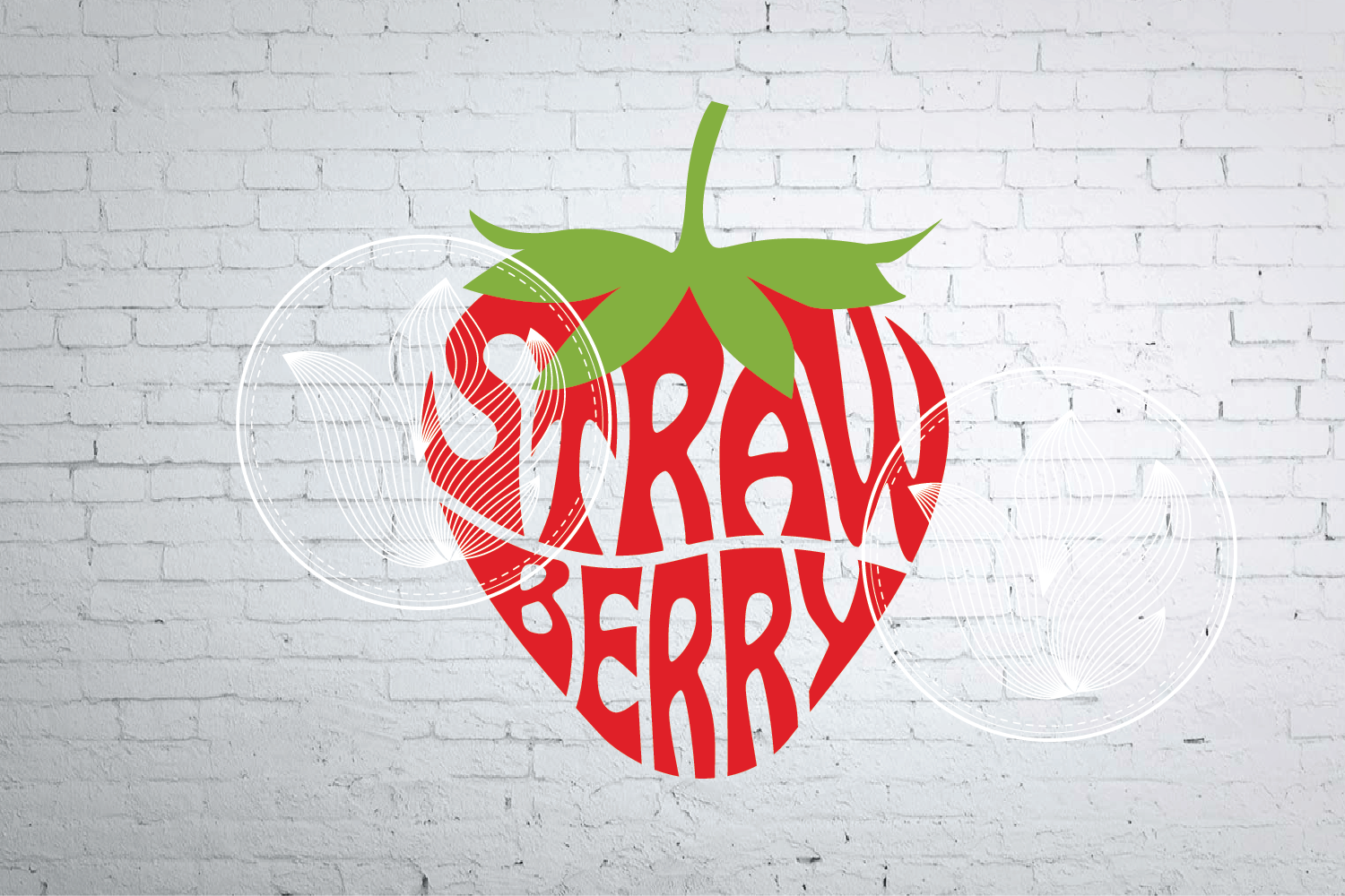 Digital Strawberry word art, Strawberry jpg, png, eps, svg, dxf, Child