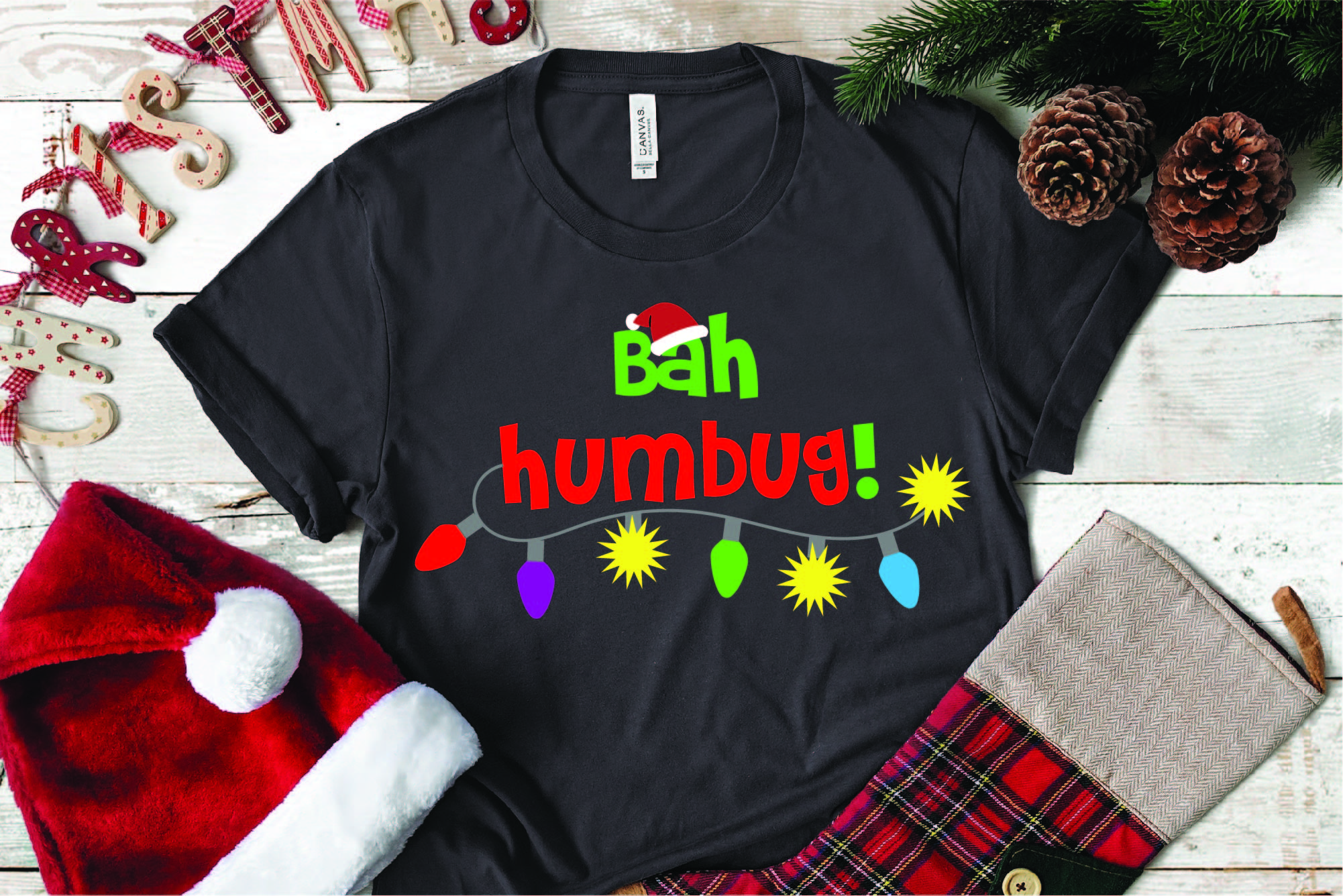 Download Bah Humbug Christmas SVG, Grumpy Christmas, Sarcasm File