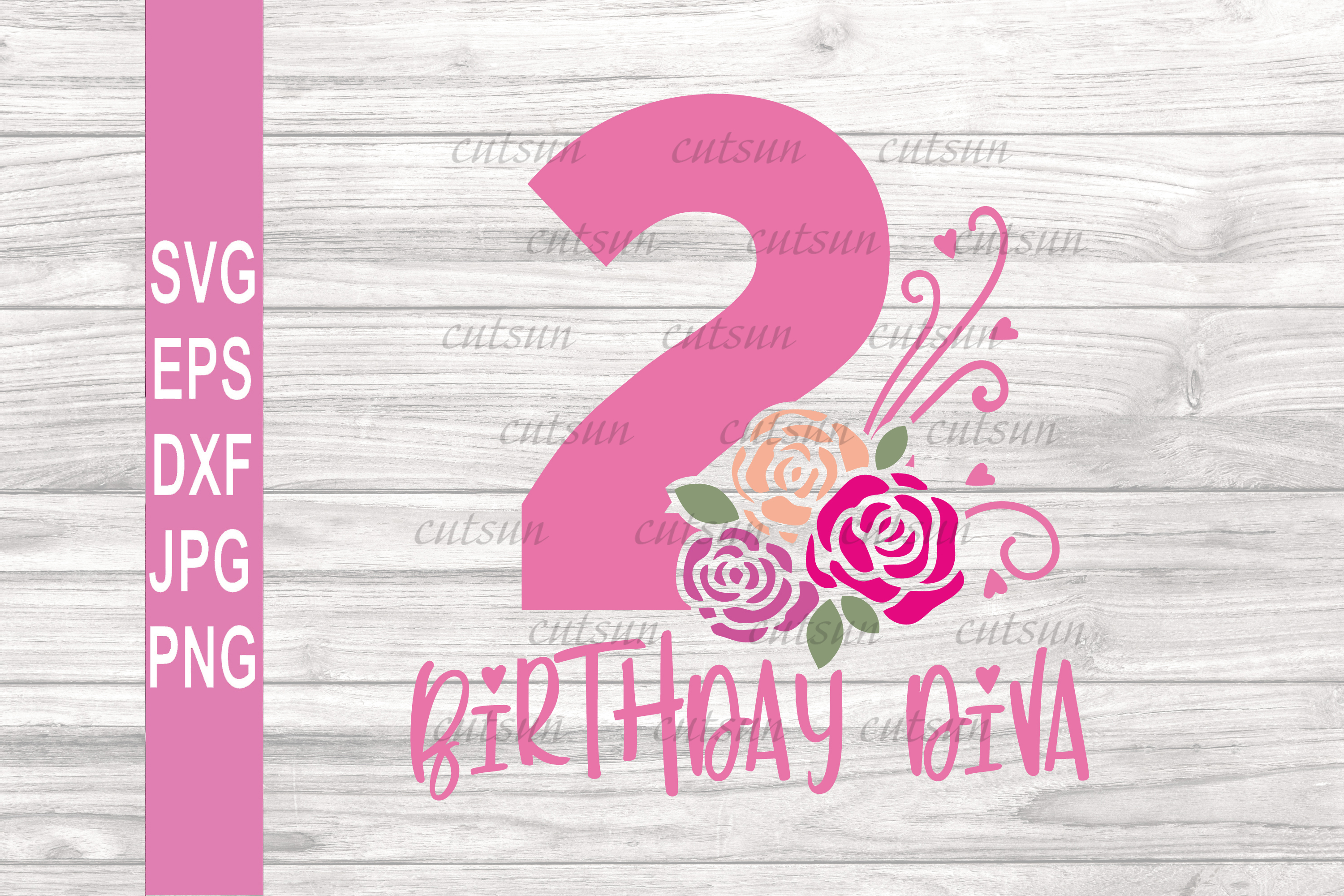 2nd Birthday SVG |Girl birthday SVG