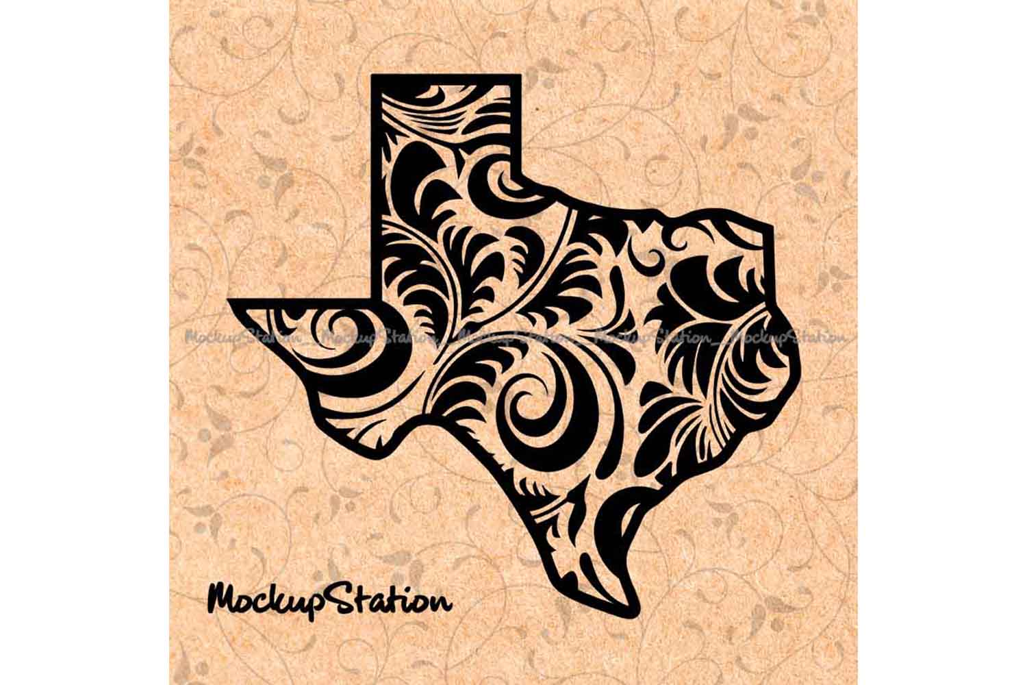 Download Texas State Floral Mandala Zentangle Doodle Boho Decor svg ...