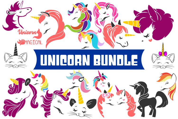 Download unicorn bundle svg