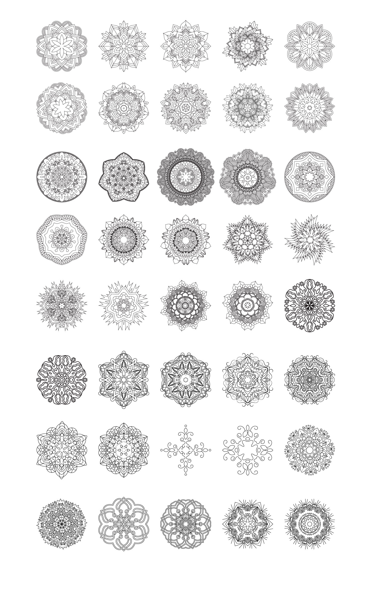 Free Free Mandala Vector Svg 93 SVG PNG EPS DXF File