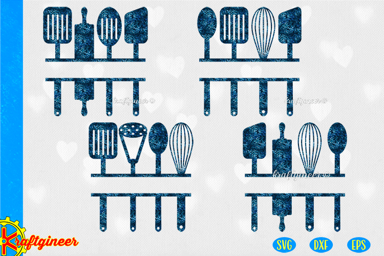 Download Split Utensils SVG | Kitchen SVG