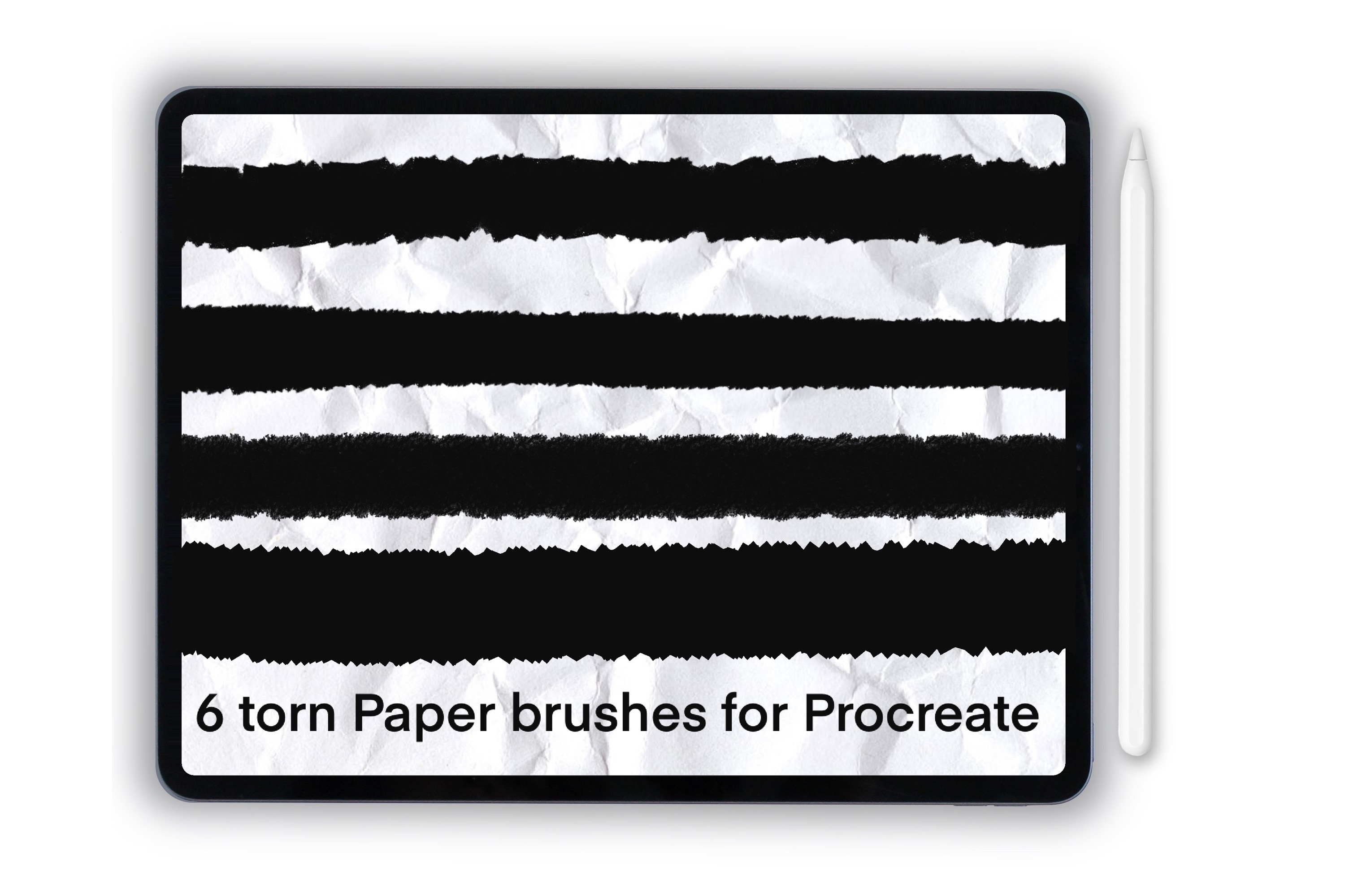 torn paper brushes procreate free