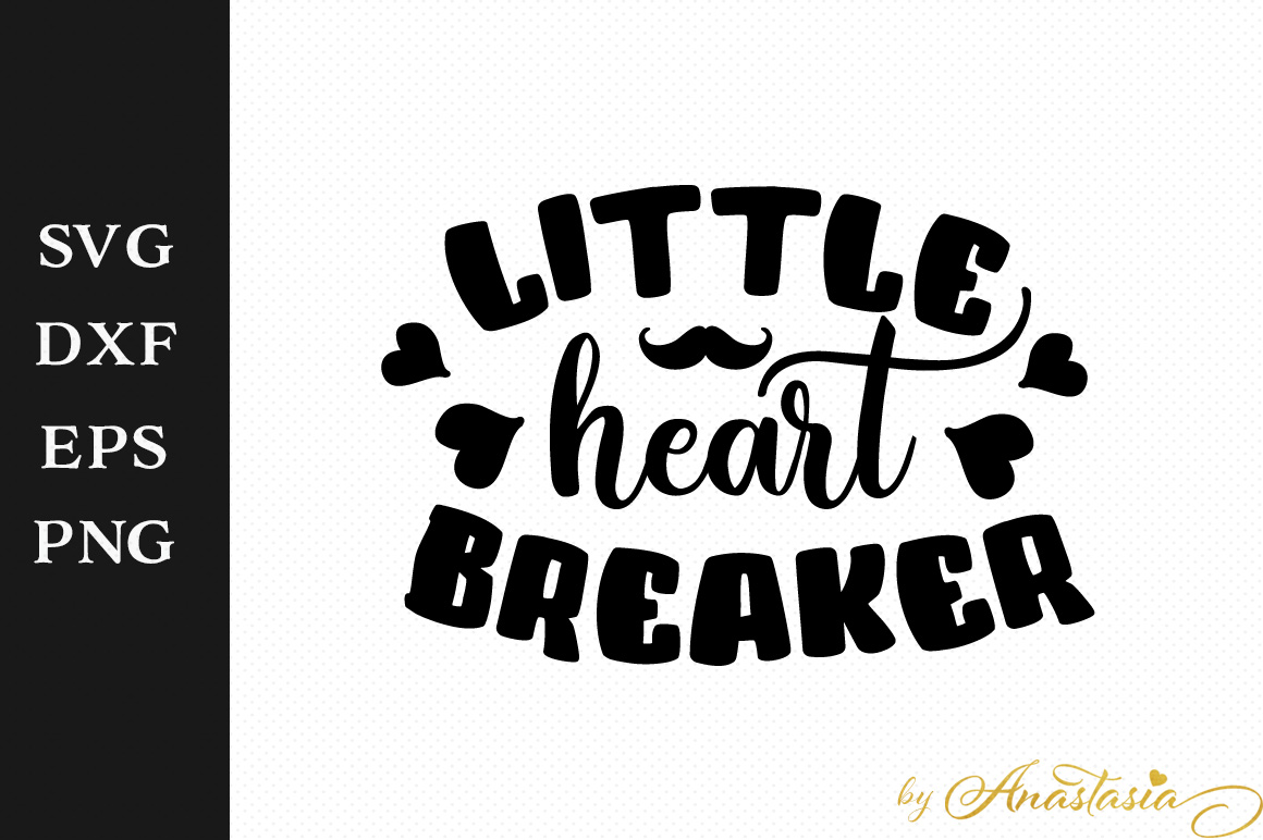 Download Little Heart Breaker SVG Decal - Valentines Cutting File