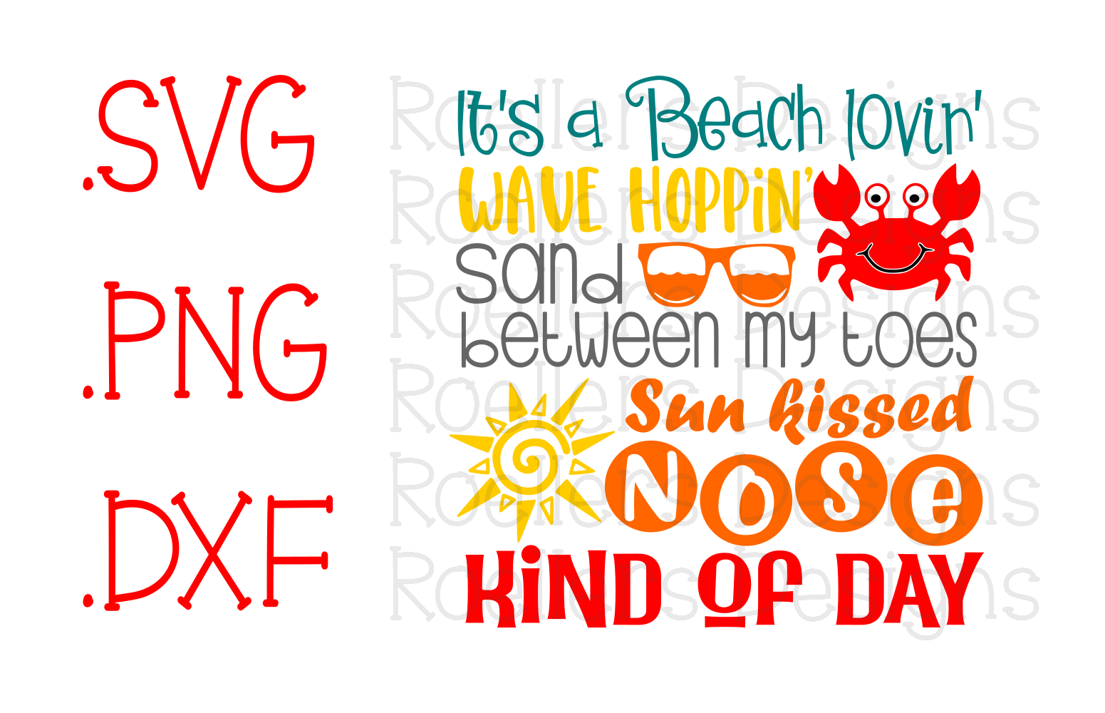 Download Kids Summer Svg, Summer T-shirt Svg, Summer Svg, Cricut, Silhouette, SVG, DXF, Crab Svg, Sun ...