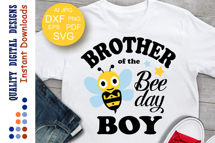 Download Birthday Boy svg Brother of the BEE day Boy Happy Birthday