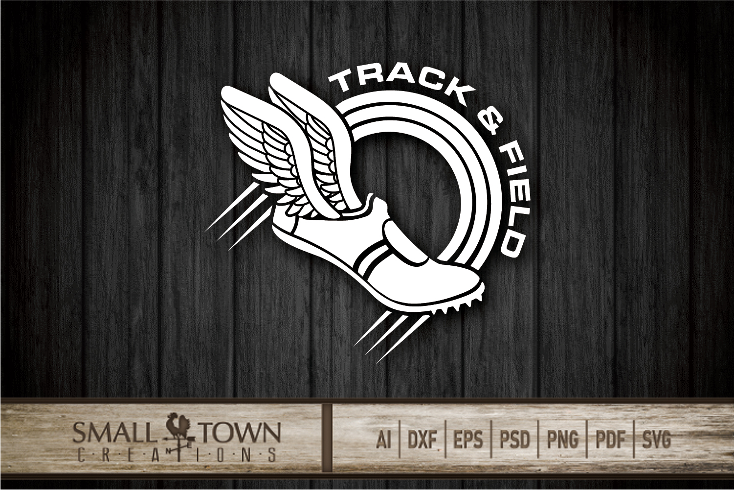 Track and Field, Team sport, Track logo, PRINT, CUT, DESIGN