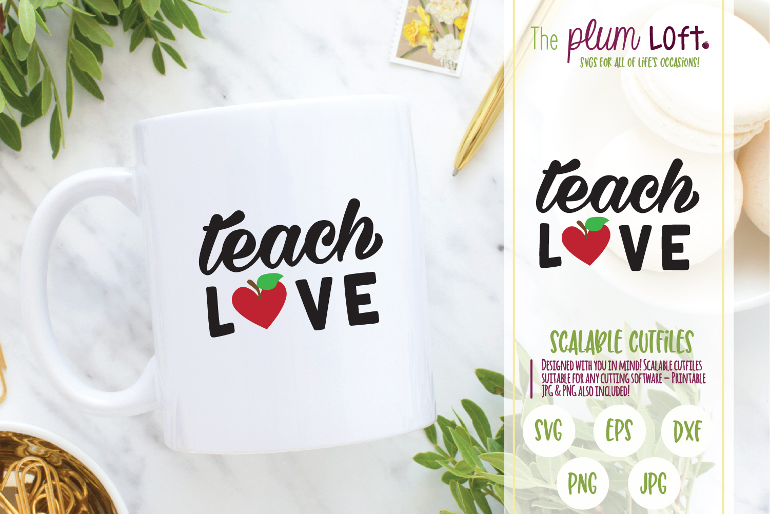 Download Teacher Love - SVG Design (275762) | SVGs | Design Bundles