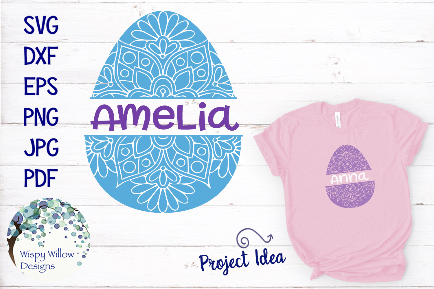 Download Easter Mandala SVG Bundle | Egg, Bunny, Cross, Dove, Chick