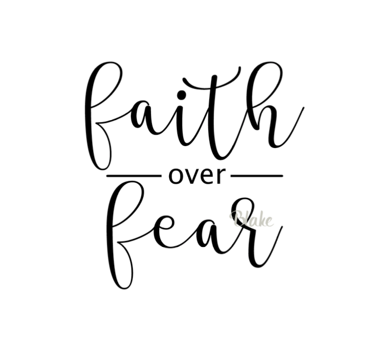 Faith over fear svg Christian svg cut file, faith svg Prayer svg png ...