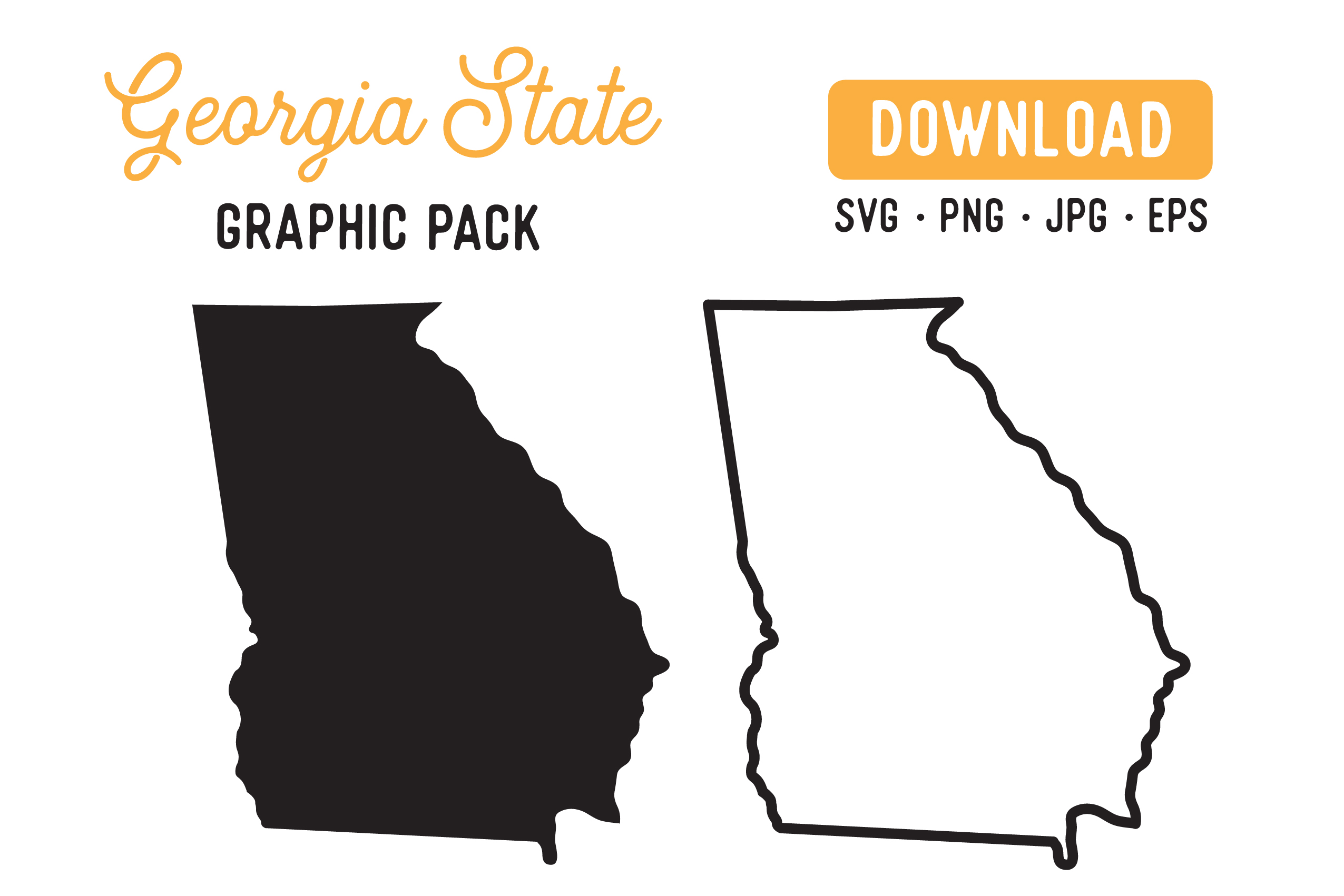 Download Georgia SVG Clipart Pack - Georgia Vector Clipart Bundle