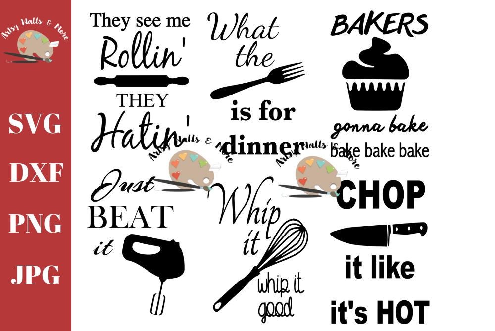 Download funny kitchen decor svg, baking song lyrics kitchen sign svg