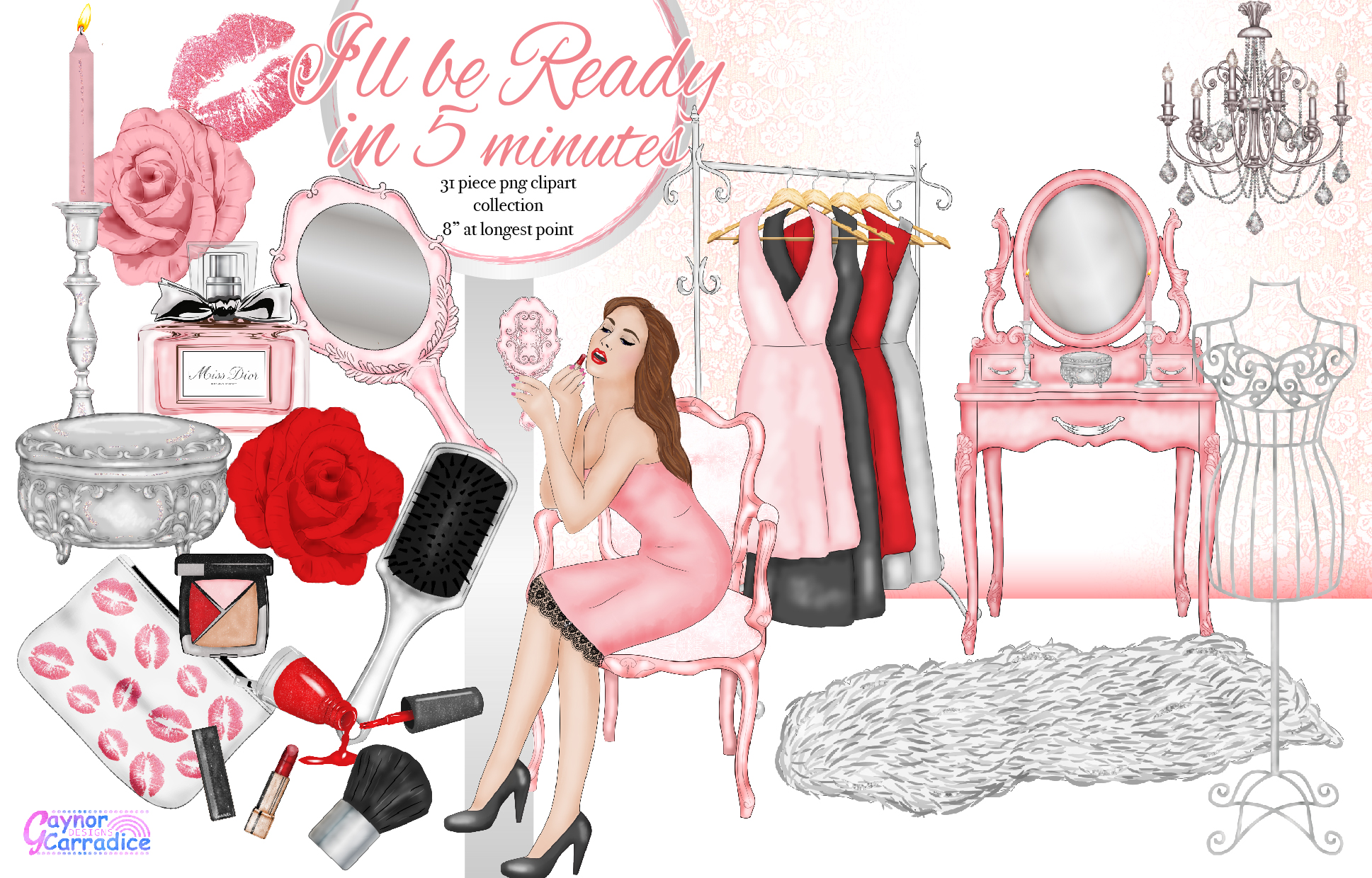Download Beauty Fashion Clipart collection
