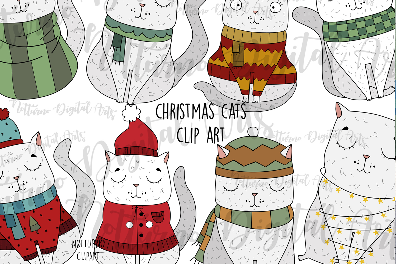 Download SVG Christmas Cats