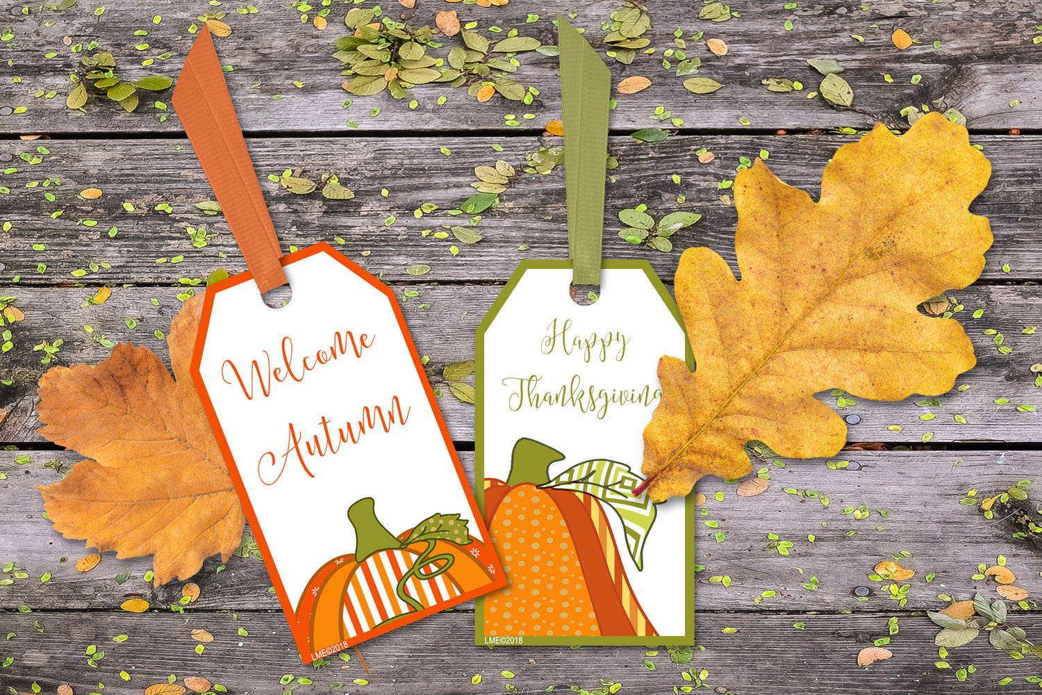 Printable Autumn Gift Tags, Pumpkin Top Gift Tags (142853) | Printables