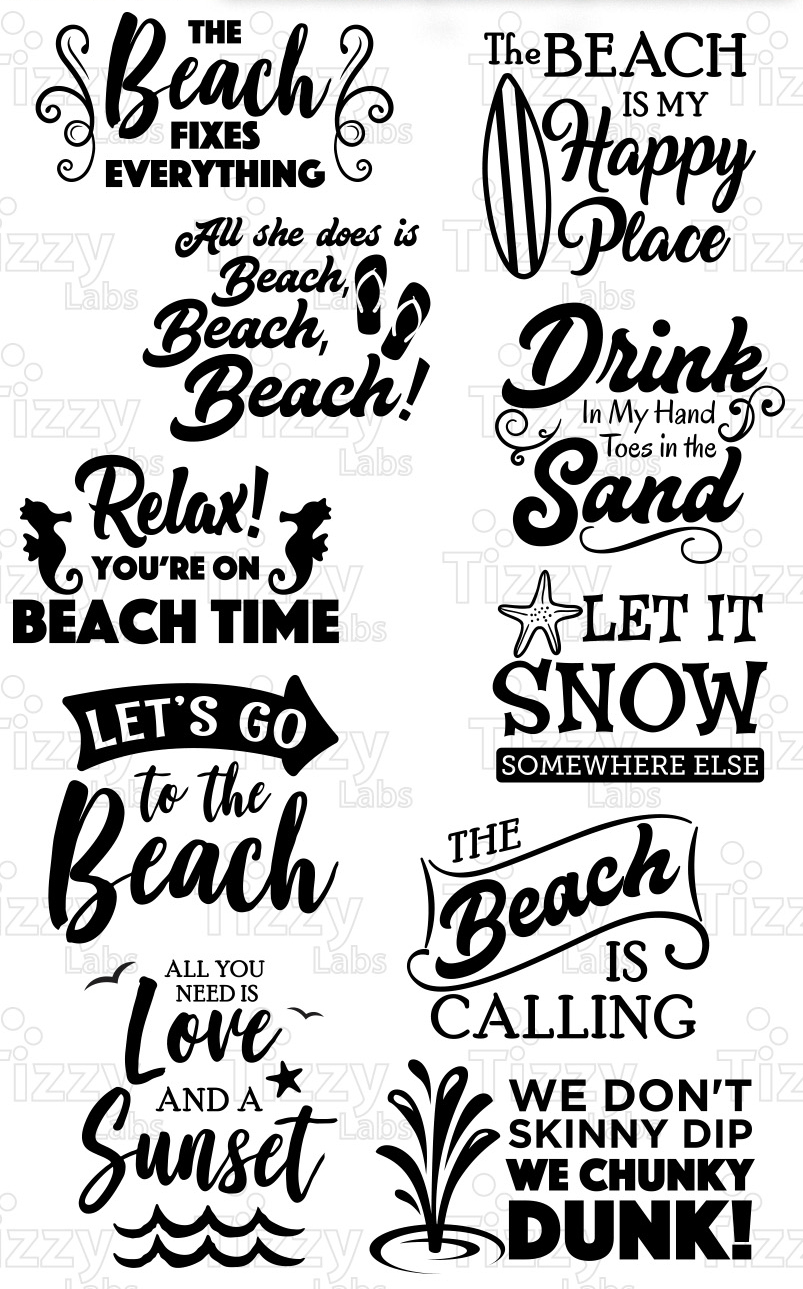 Download Salt Beach Life Svg Bundle Set 2 SVG Files -Beach Svg ...