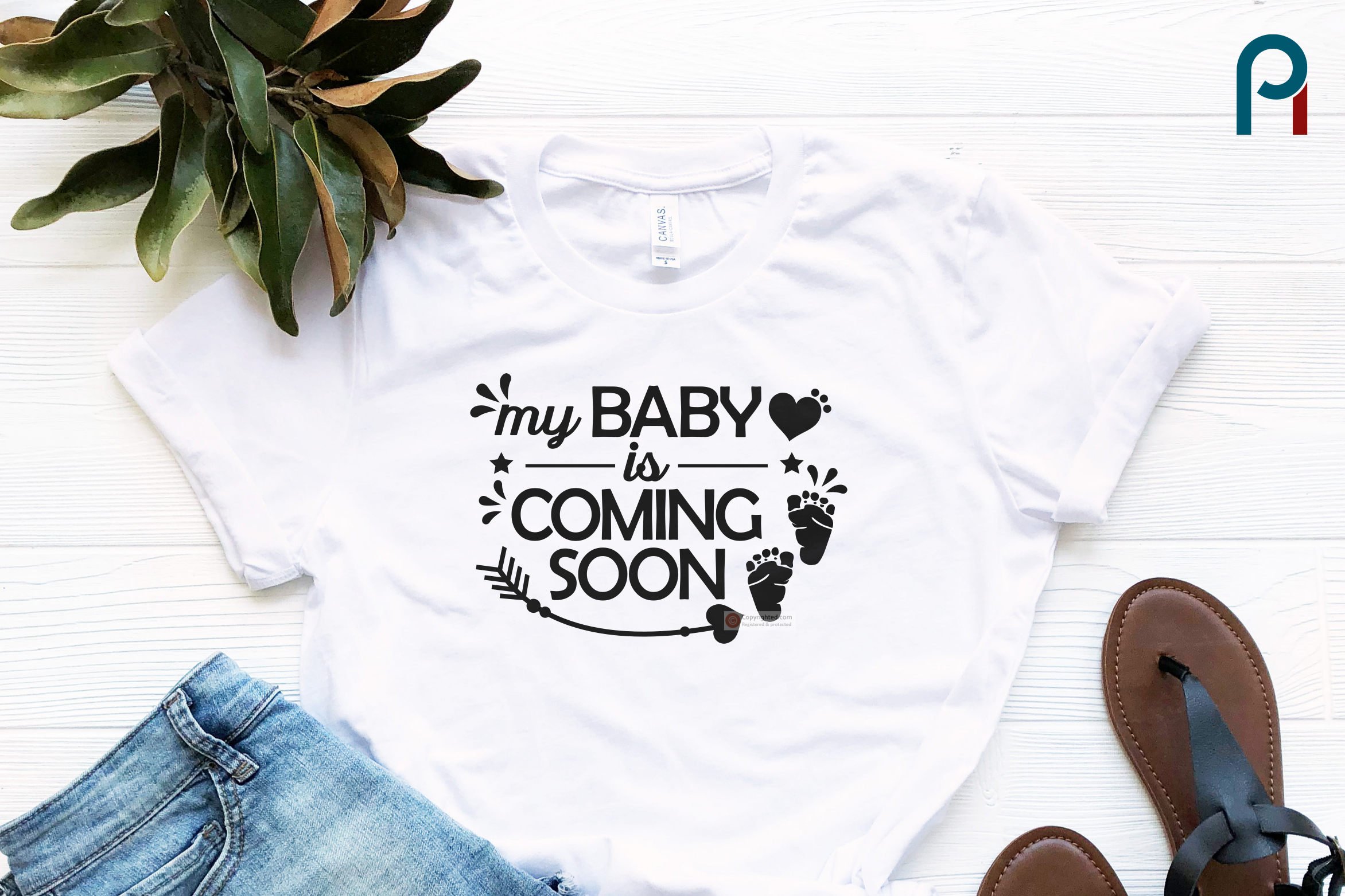 My Baby is Coming Soon SVG, Baby Svg File, Baby Clip Art (121386