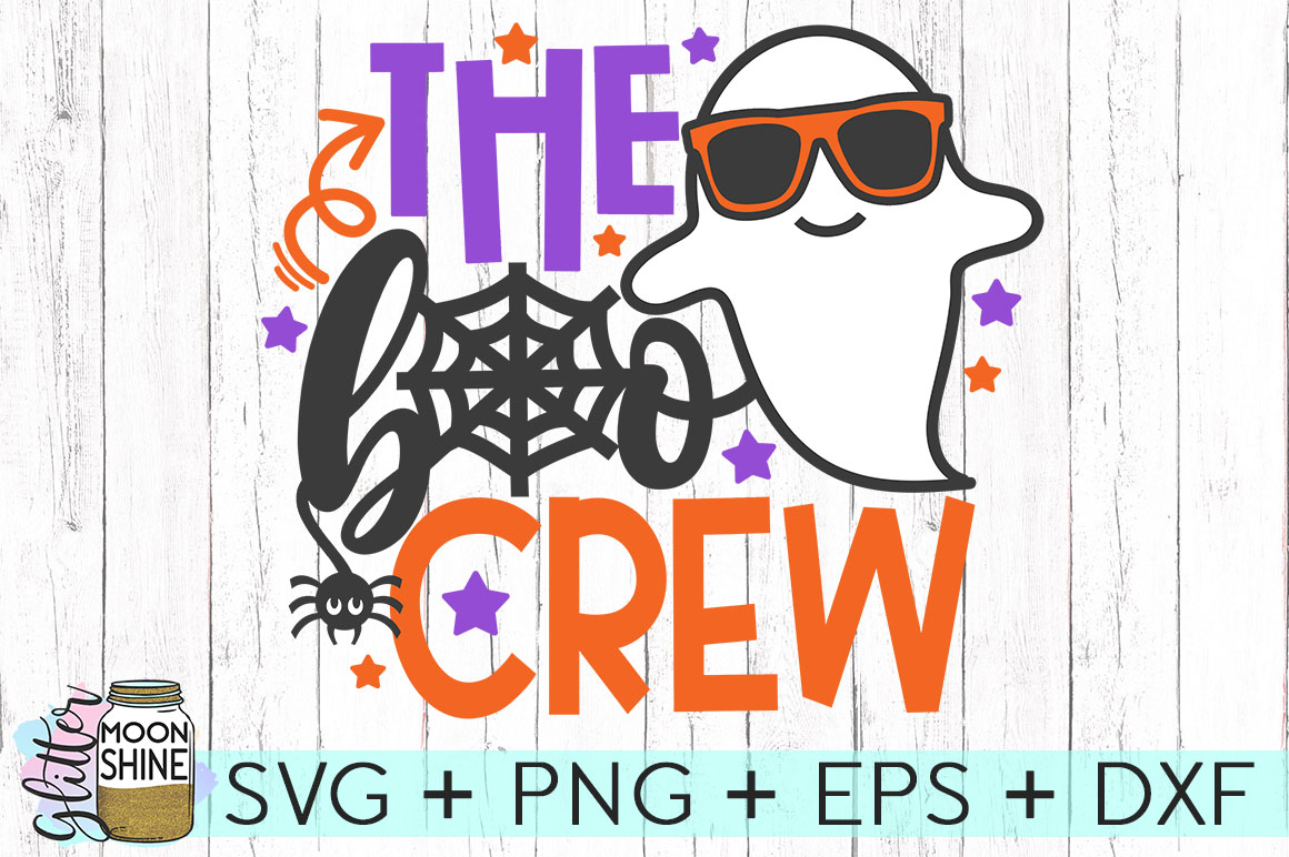 Download The Boo Crew Halloween SVG DXF PNG EPS Cutting Files