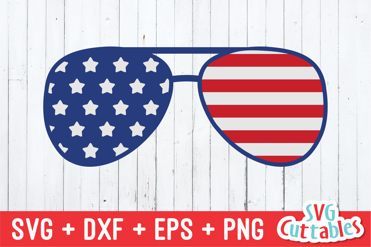 Download US Flag Sunglasses|Fourth of July| SVG Cut File (269507 ...