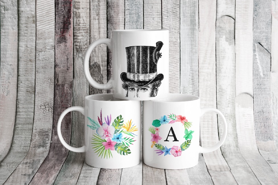 Download Three mockup mugs coffee mockups white 3 mug 11oz mock up