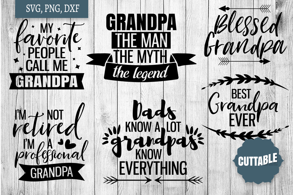 Download Grandpa quote SVG bundle, Grandpa love quote cut file pack ...