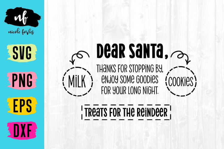 Download Santa Cookie Cutting Board SVG Cut File