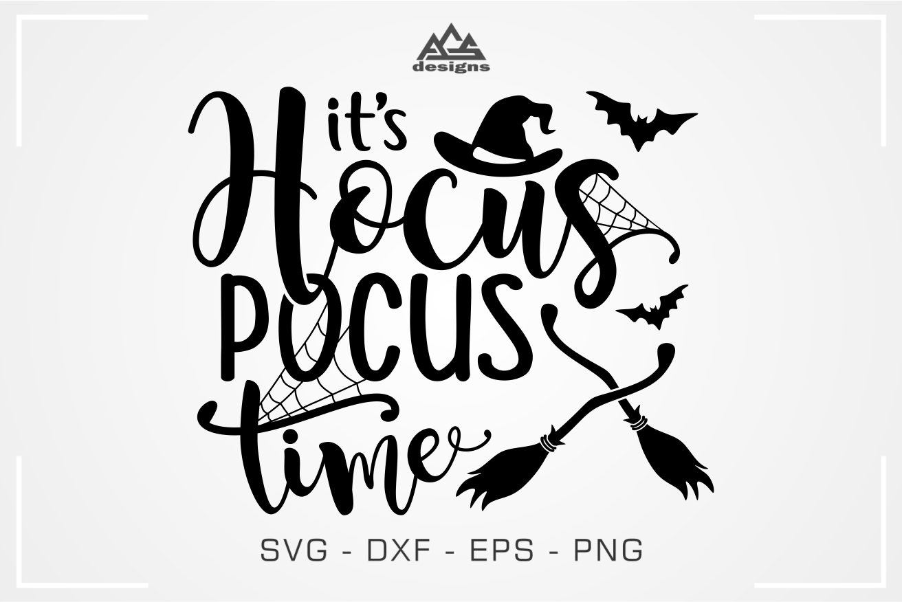 It's Hocus Pocus Time Halloween Svg Design