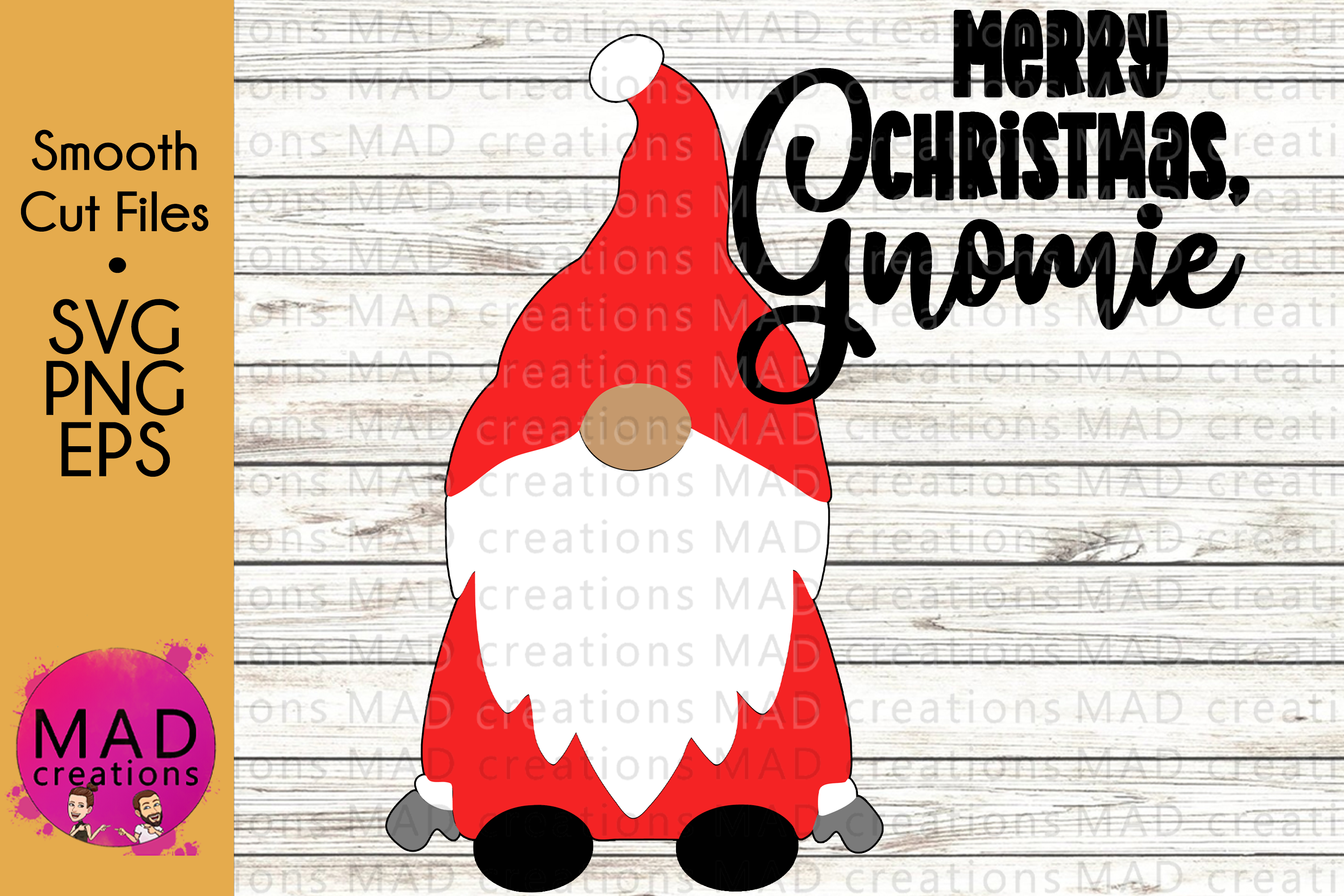 Download Merry Christmas Gnomie - Santa Gnome - SVG PNG and EPS
