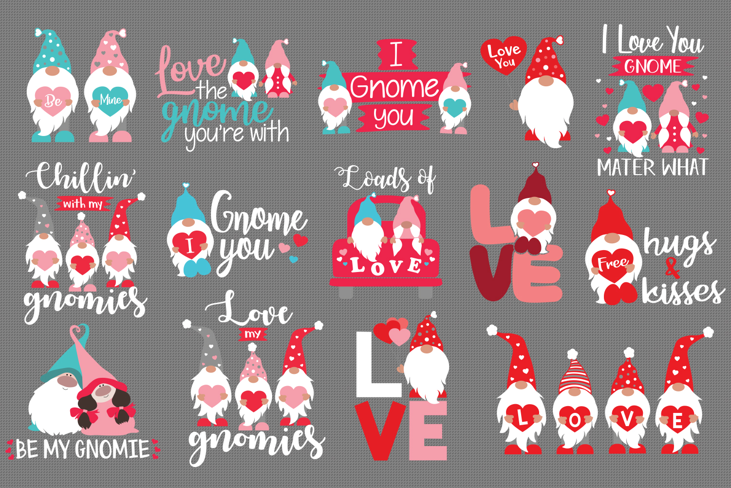 Download Valentine's Gnome Bundle , Valentines svg, Gnome Svg