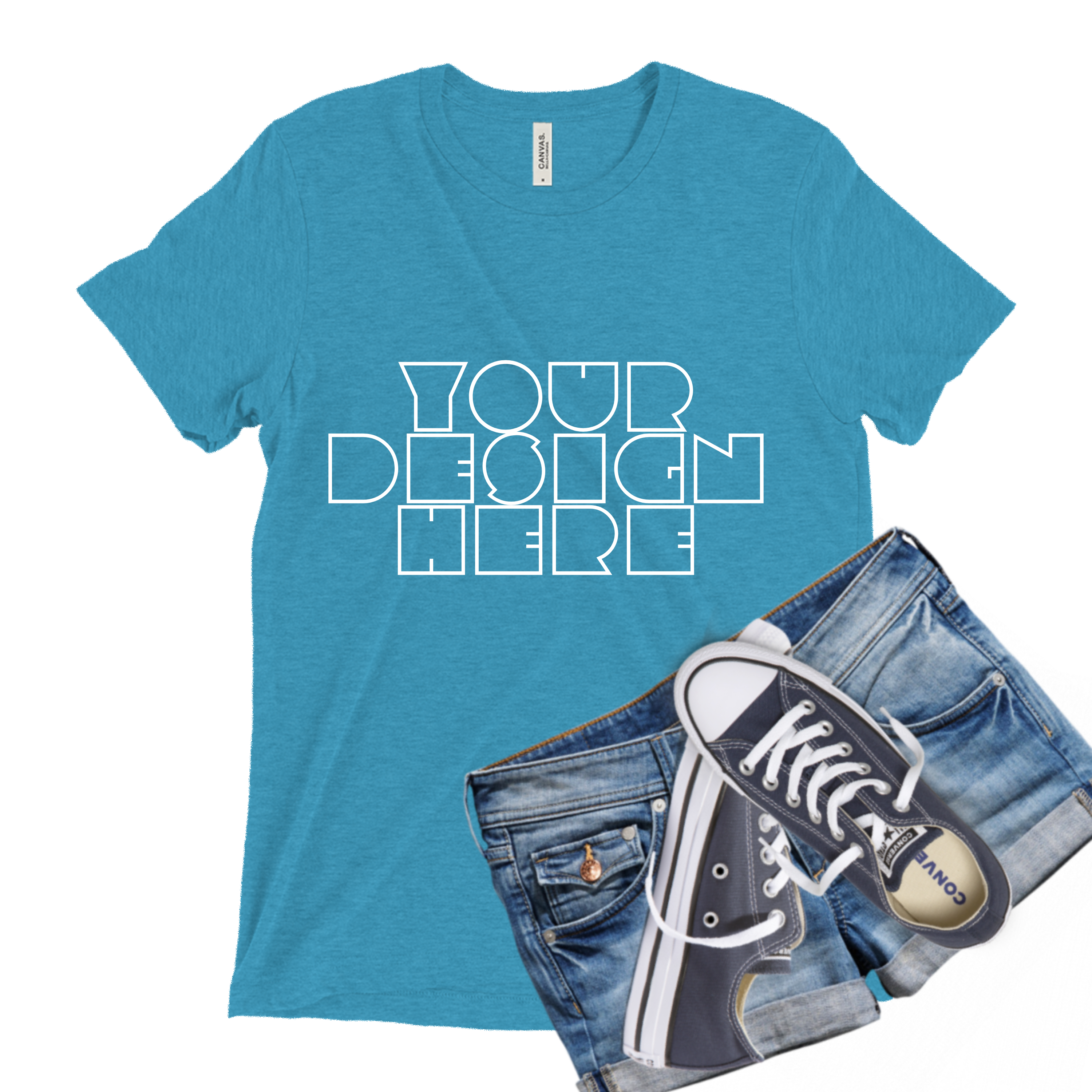 MEGA BUNDLE Bella Canvas 3413 Unisex Triblend TShirt Mockups