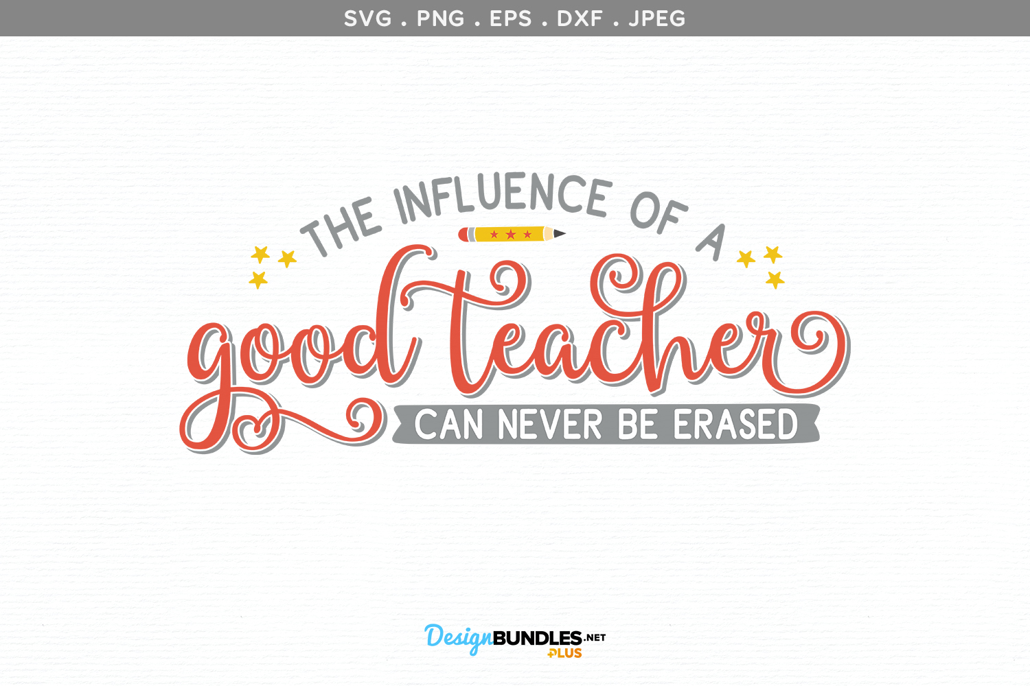 Download The Influence of a Good Teacher - svg, printable
