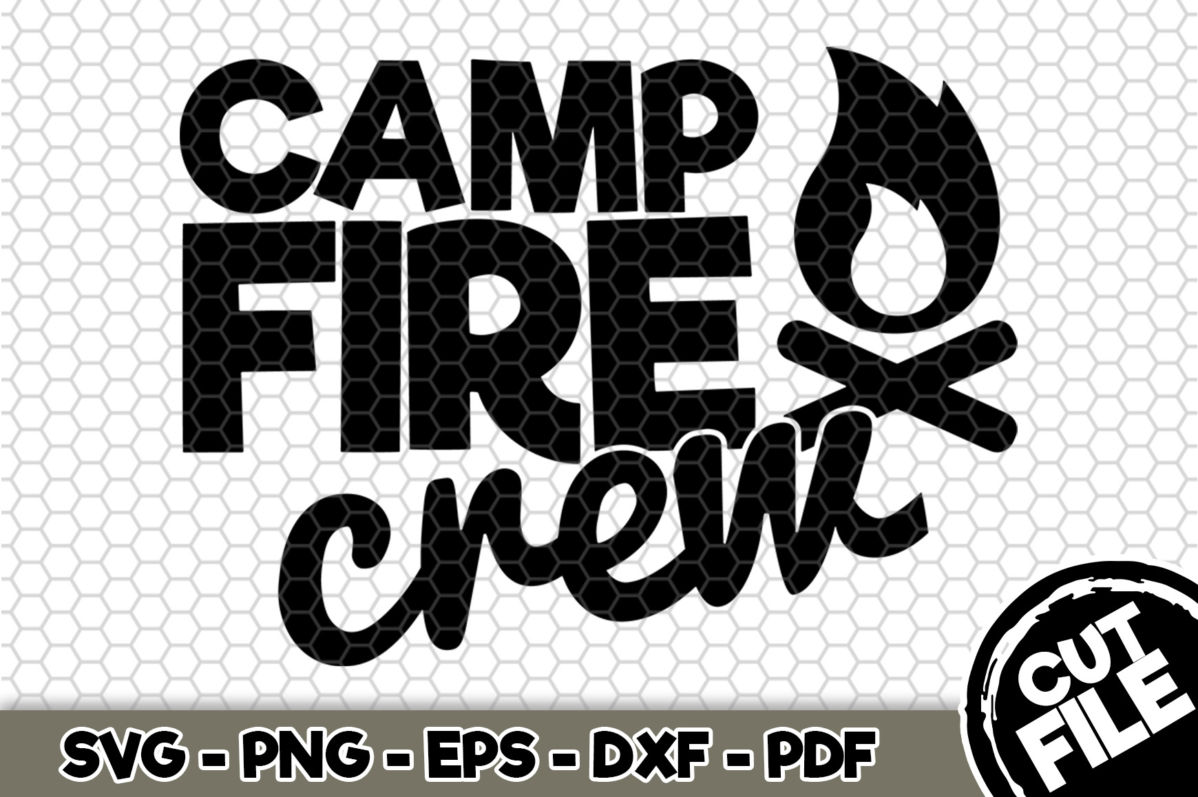 Download Camp Fire Crew - SVG Cut File n265