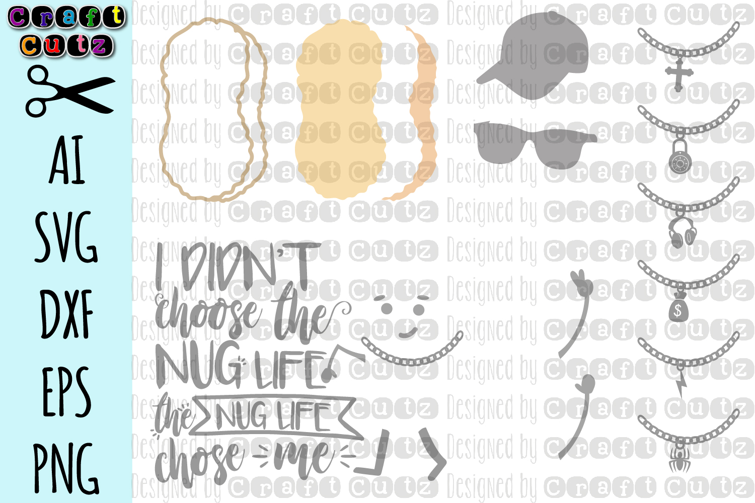 Download Nug Life SVG, Cute Chicken Nugget svg, Hip Toddler Cut File