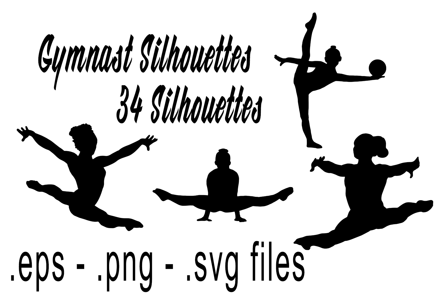 Download Gymnast Silhouettes Vol1