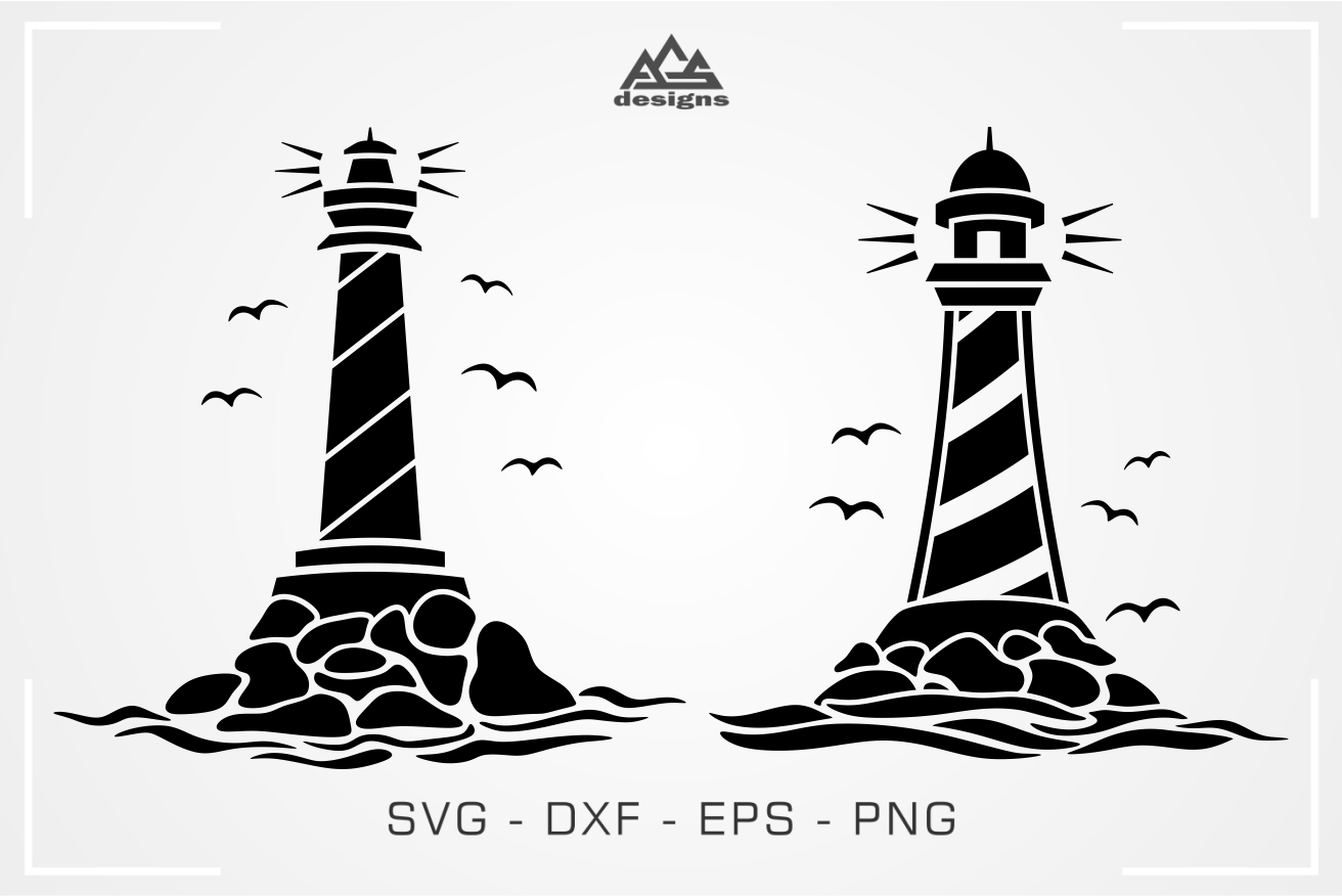 Download Lighthouse by The Sea Decals Svg Design