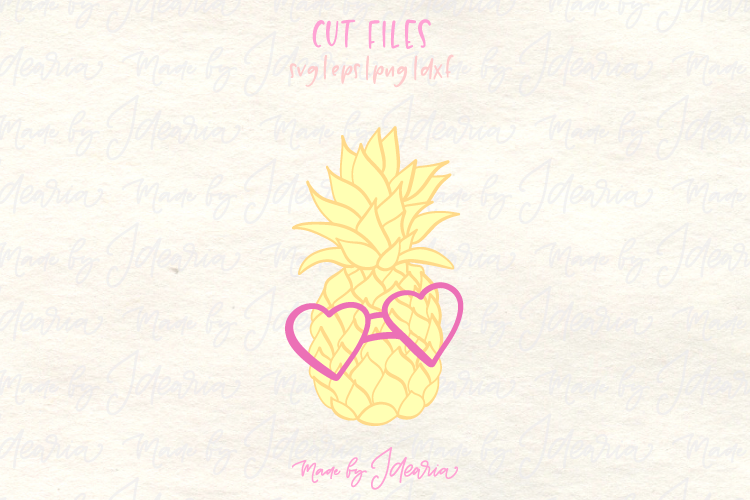 Download Pineapple Sunglasses Svg (103881) | SVGs | Design Bundles