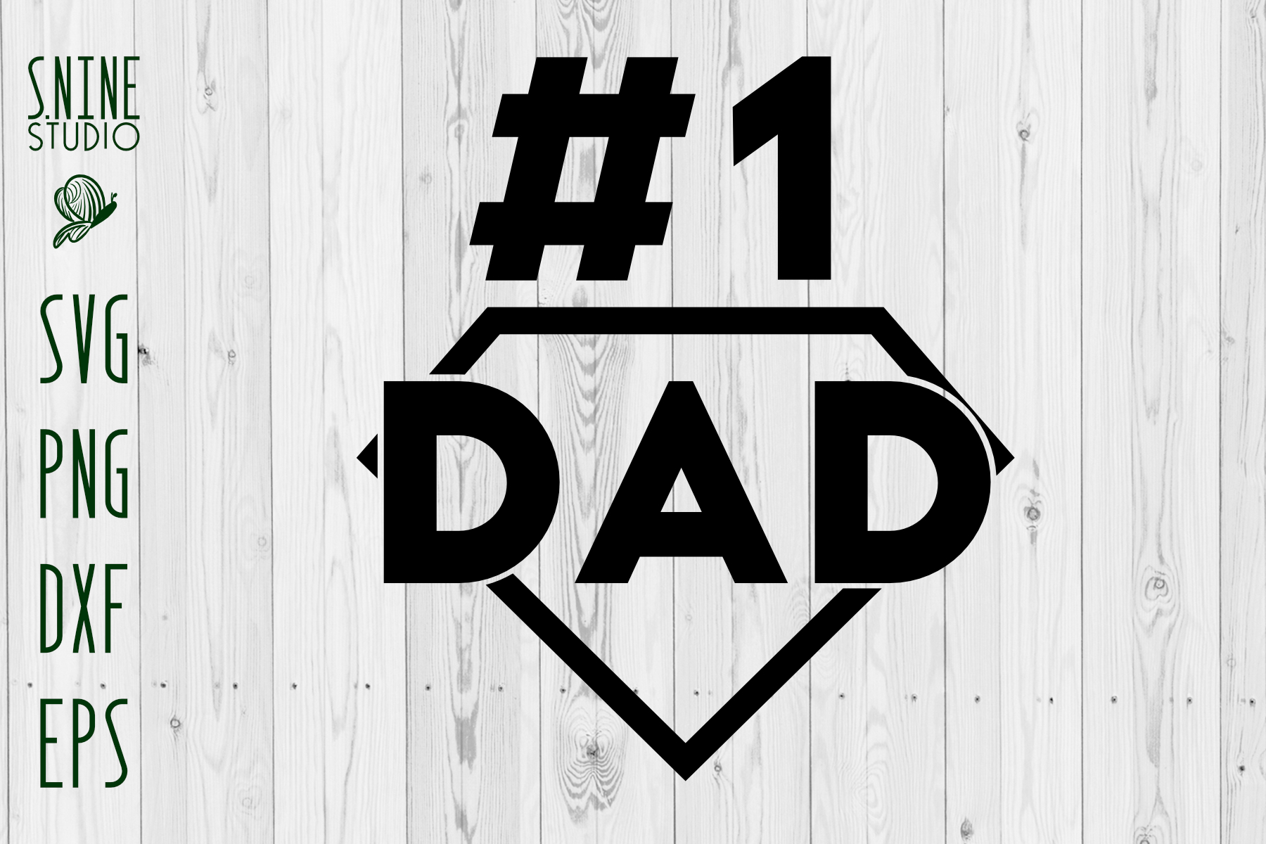 No.1 Dad #1 Father's Day SVG (252297) | SVGs | Design Bundles