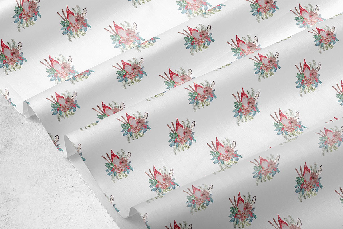 Greeting Cards Set With Christmas Tree, Catheters And Toys