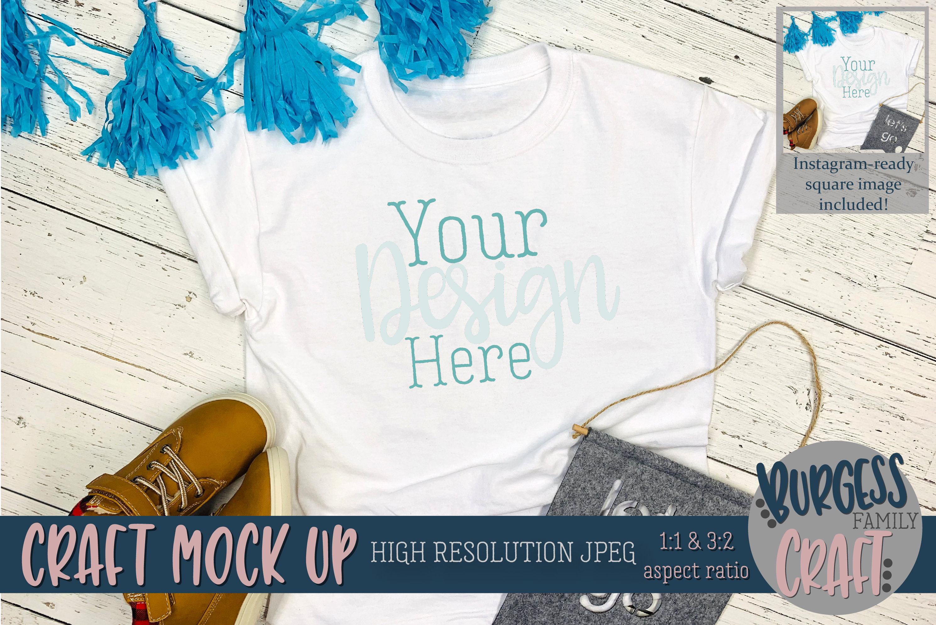 Download Birthday Boy shirt Craft mock up |JPEG (227509) | Clothing | Design Bundles