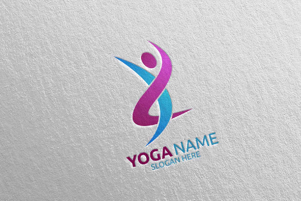 Yoga And Spa Lotus Flower Logo 61