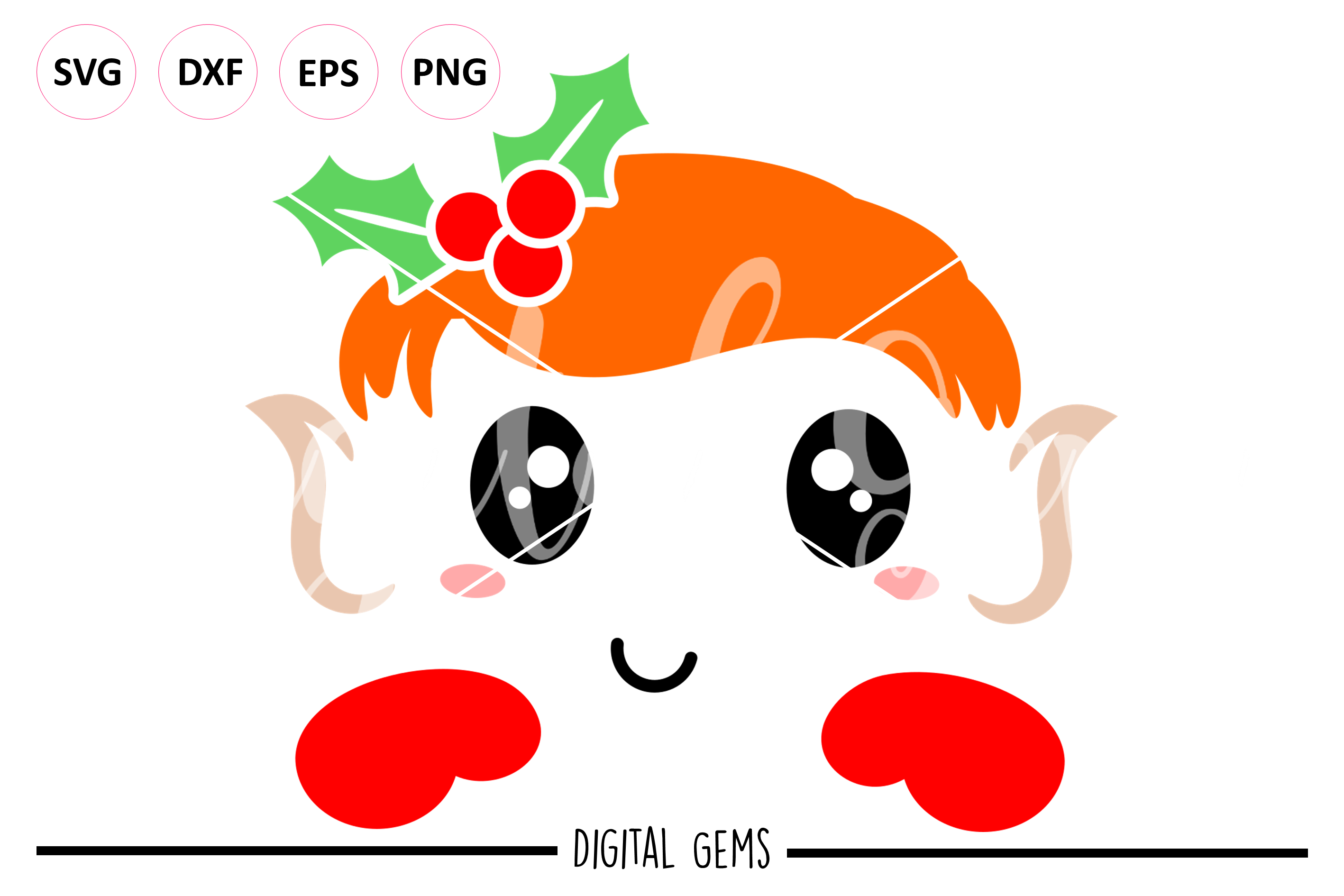Elf SVG / PNG / EPS / DXF files (117200) | SVGs | Design ...