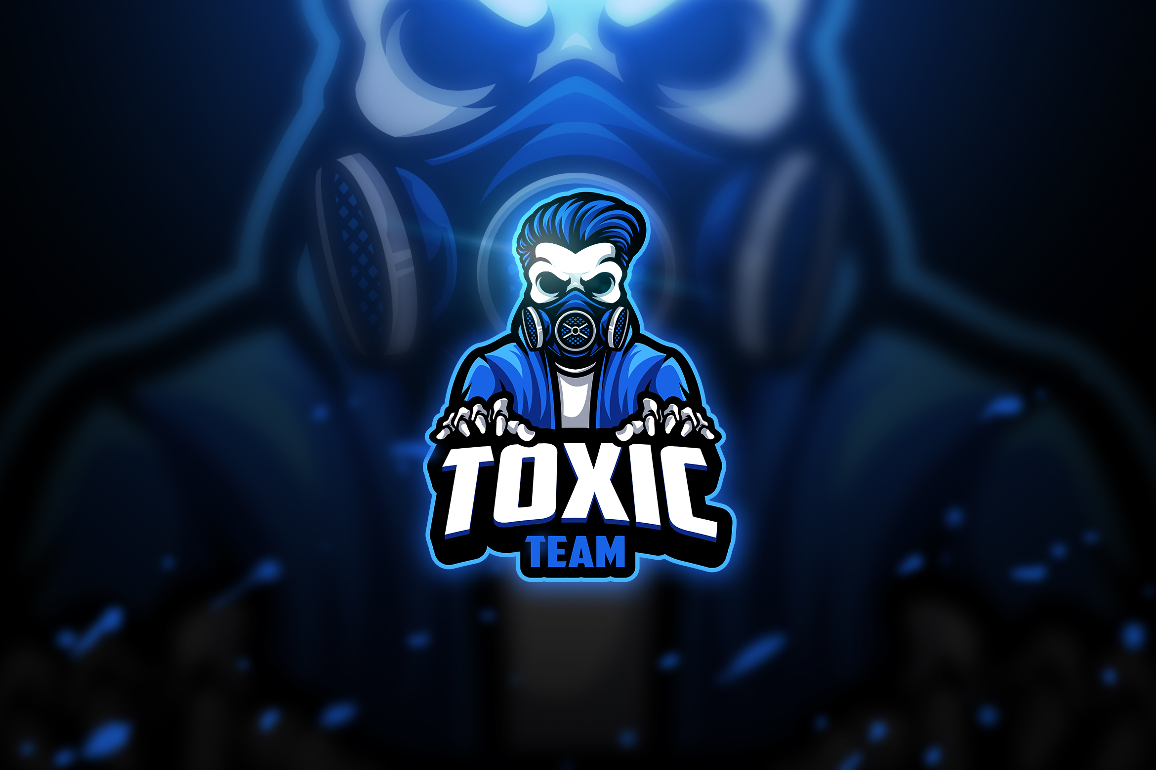 Toxic Skull 2 Mascot And Esport Logo