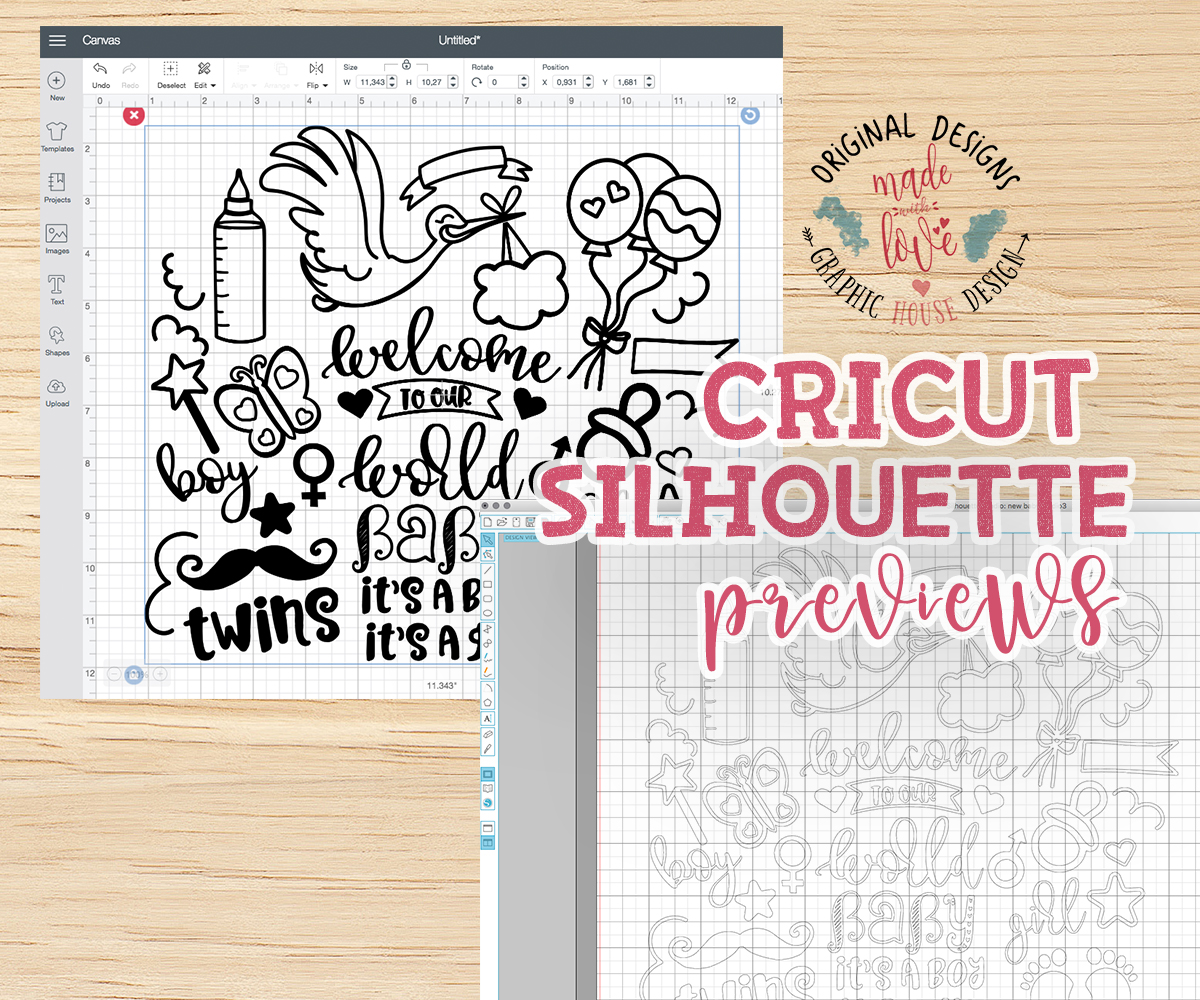 Baby Birth Graphics - Cut File in SVG, DXF, EPS, AI (94885) | SVGs ...