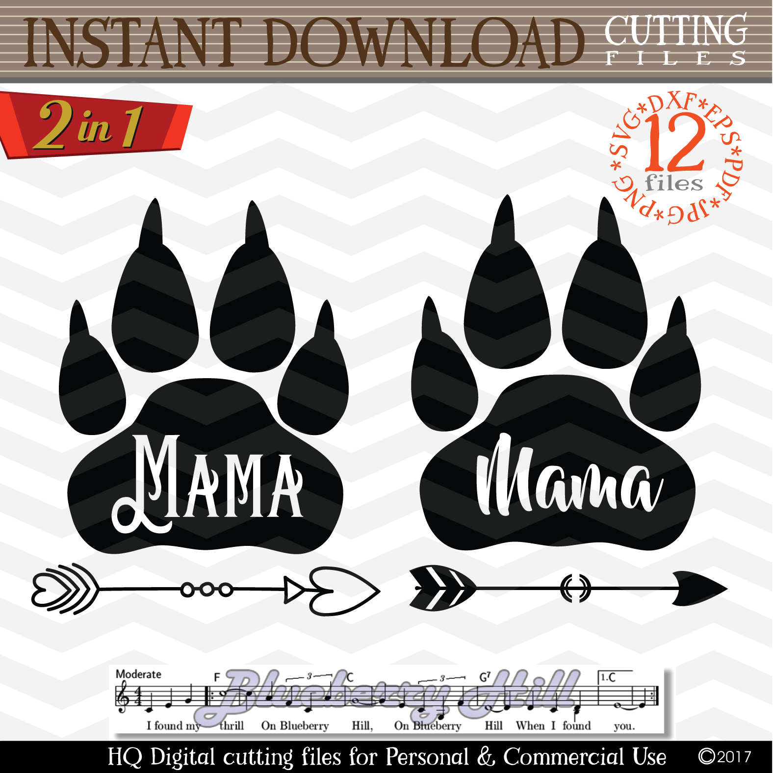 Mama Bear Svg Mama Bear Paw Svg Digital Mama Bear 44788 Svgs Design Bundles