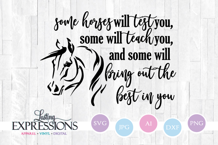 Download Horse Quote Design // SVG Horse Clipart