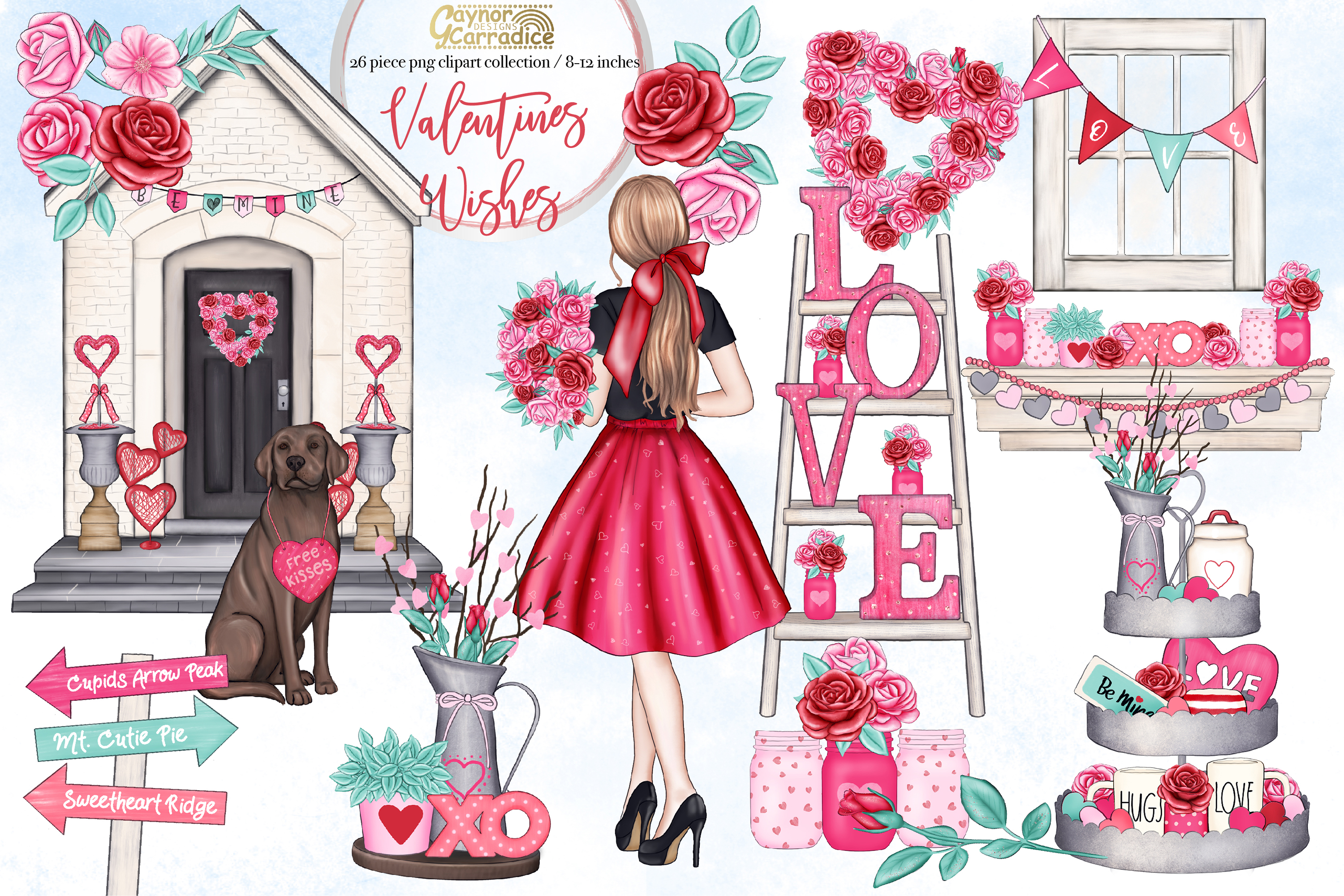 Download Valentines Wishes Valentines Day Clipart Collection