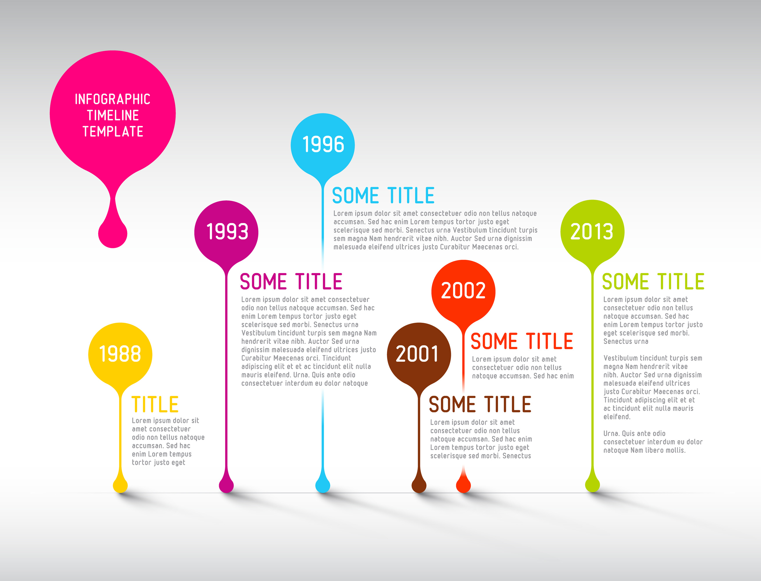 Infographic Template Timeline